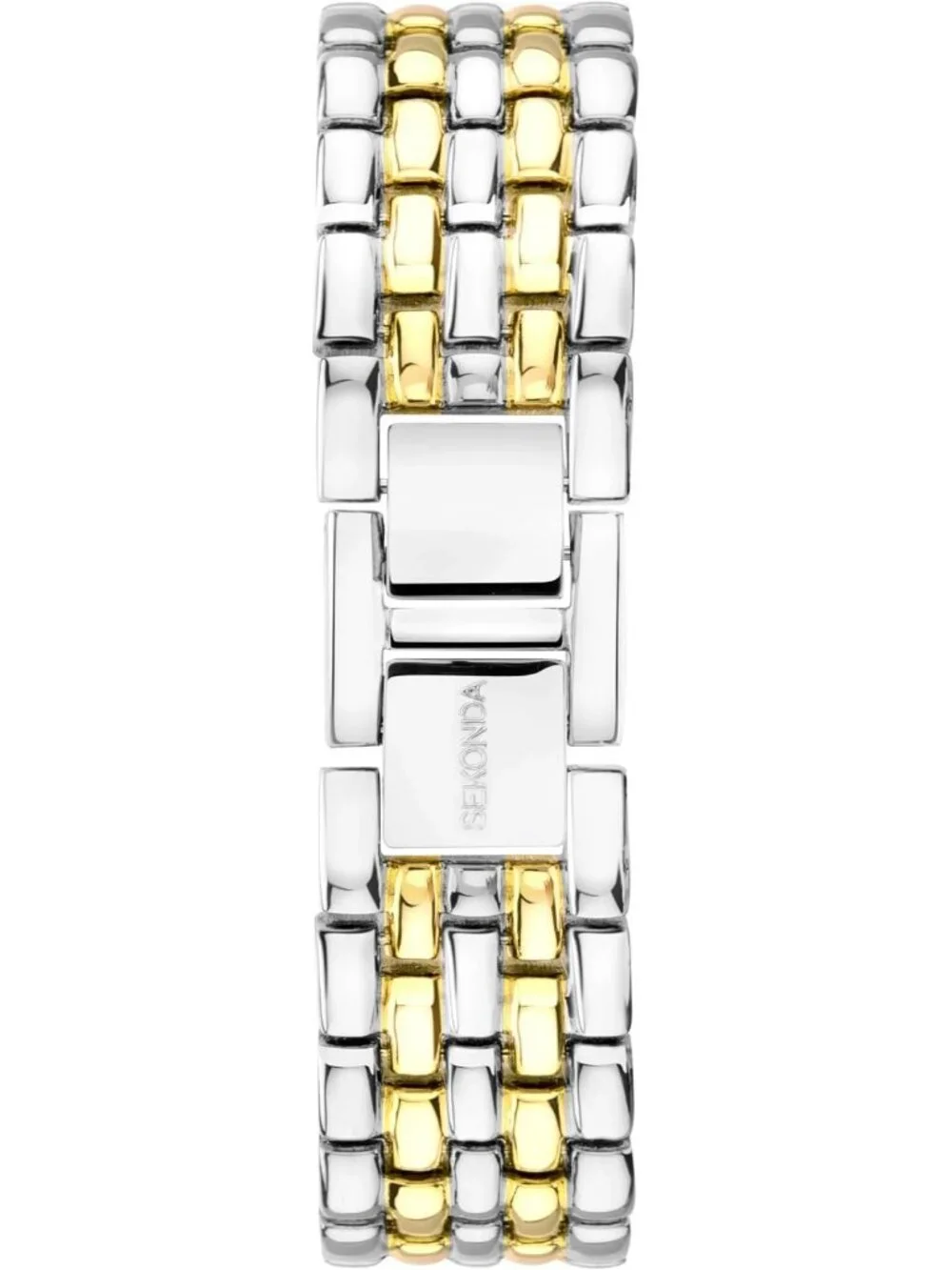 Women's Two Tone Classic Analogue Display, and Alloy Strap Quartz Wrist Watch